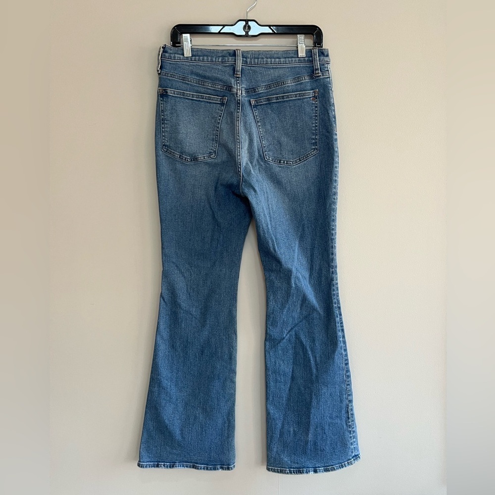 Madewell Skinny High Rise Stretch Flare Jeans Fairson Medium-Light Blue, size 29 - Picture 3 of 10